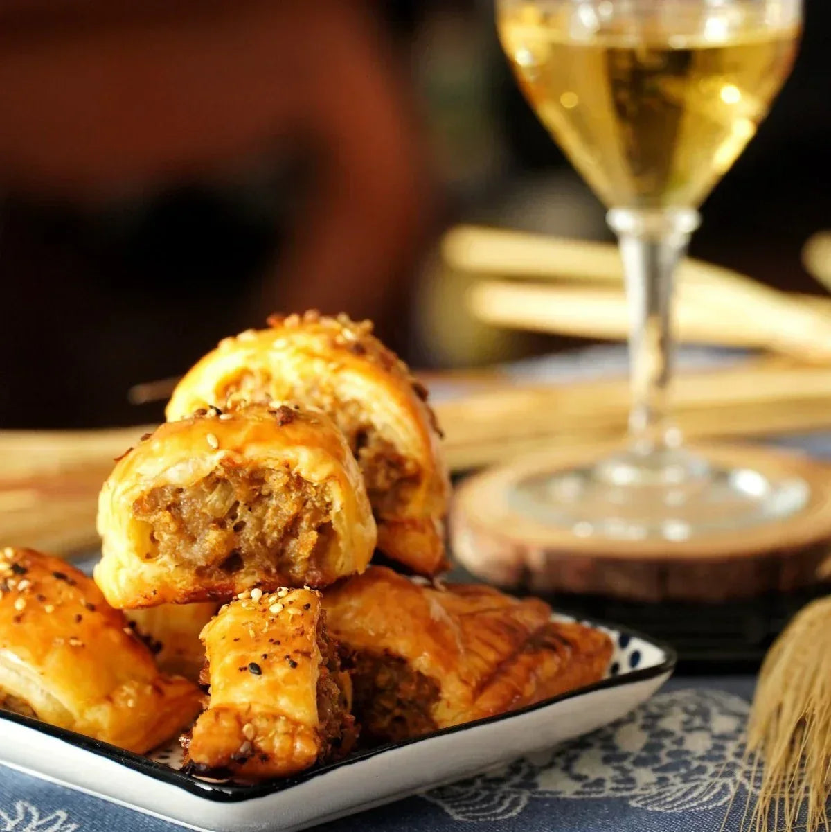 Saucijzen-broodjes met Mexicaanse chorizo en whisky