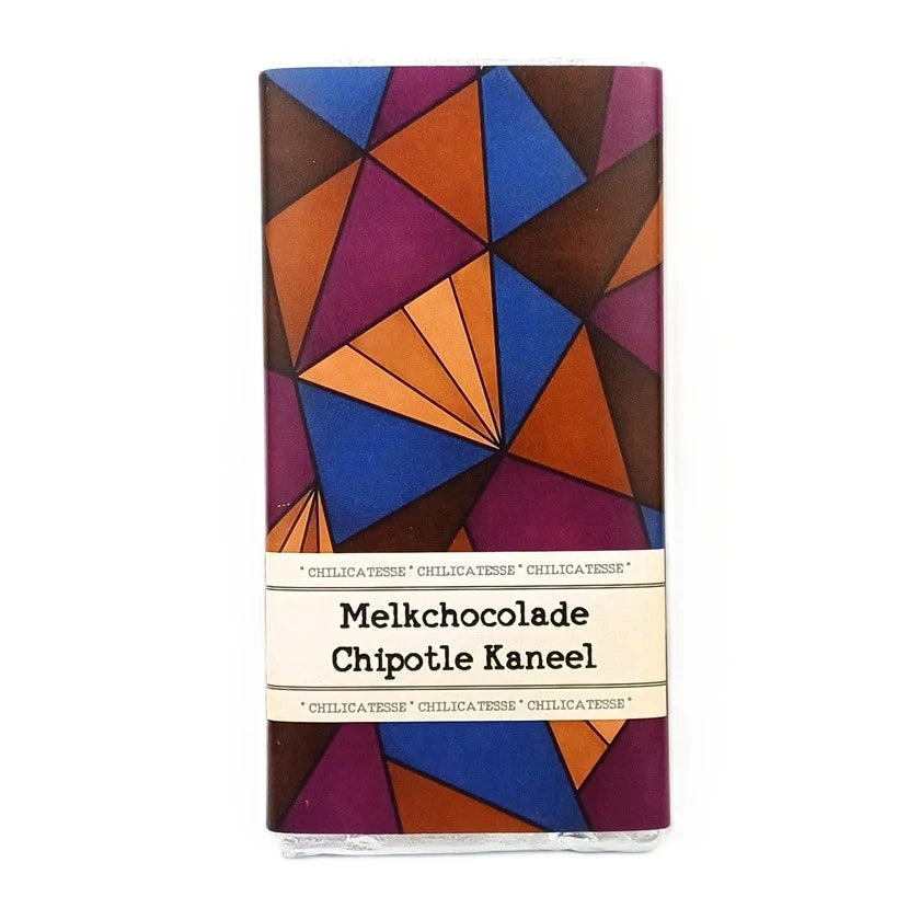 Chocoladereep Melk-Chipotle-Kaneel